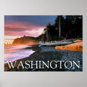 Olympic National Park | Staat Washington Poster (Voorkant)