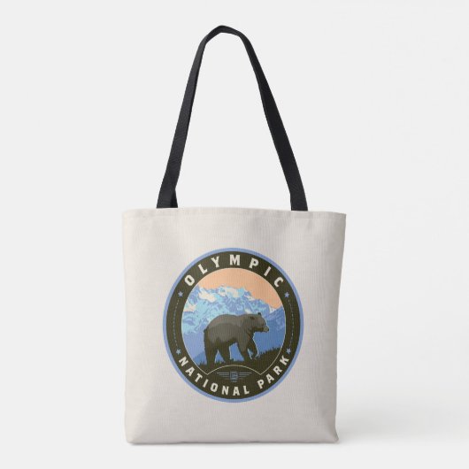 Olympic National Park Tote Bag (Achterkant)