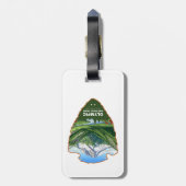 Olympic National Park Washington Arrowhead Bagagelabel (Achterkant verticaal)