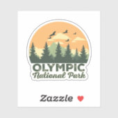 Olympic National Park Washington geschenken Sticker (Vel)