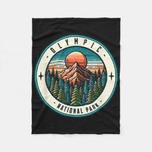 Olympic National Park Washington Gezinsreis Fleece Deken