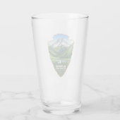 Olympic National Park Washington Pijl Glas (Achterkant)