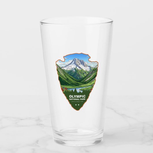 Olympic National Park Washington Pijl Glas (Voorkant)