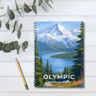 Olympic National Park Washington Reis Schilderij Notitieboek