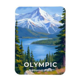 Olympic National Park | Washington Reis Schilderin Magneet