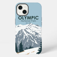 Olympic National Park Washington Retro