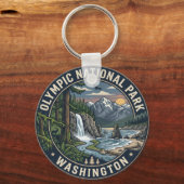 Olympic National Park Washington Sleutelhanger | V (Voorkant)