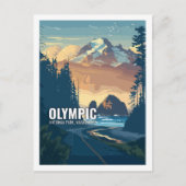 Olympic National Park Washington USA Briefkaart (Voorkant)