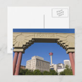 Olympic Plaza en Calgary Tower, Alberta, Canada Briefkaart (Voorkant / Achterkant)