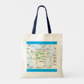 Olympic Ruby Beach Getijdenpoel, Zeesterren, Anemo Tote Bag (Achterkant)