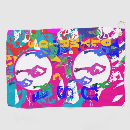 OLYMPIC SKATING GOLFHANDDOEK (Horizontaal)