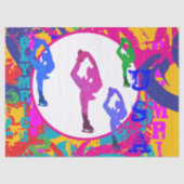 OLYMPIC SKATING  TISSUEPAPIER (Voorkant)