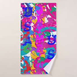 OLYMPIC SKIING BAD HANDDOEK