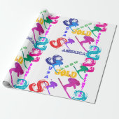 OLYMPIC SKIING CADEAUPAPIER (Uitgerold)