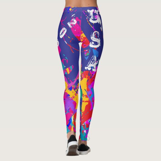 OLYMPIC SKIING LEGGINGS (Achterkant)