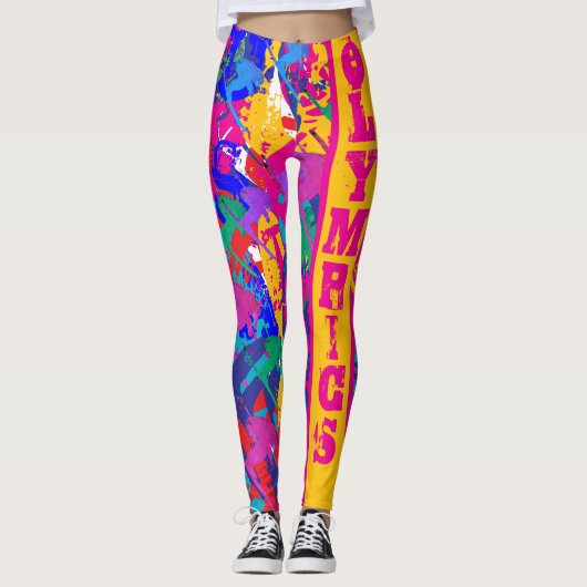 OLYMPIC SKIING LEGGINGS (Voorkant)