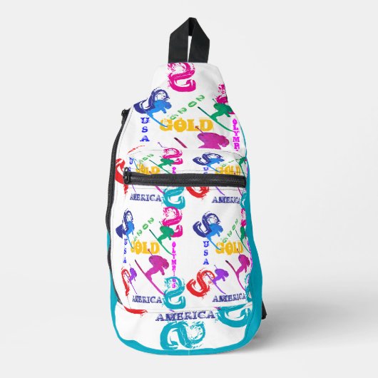 OLYMPIC SKIING SLING BAG (Voorkant)