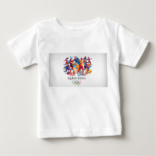 Olympic Spirit Waterverf T-shirt