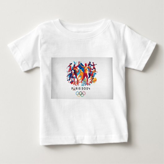 Olympic Spirit Waterverf T-shirt (Voorkant)