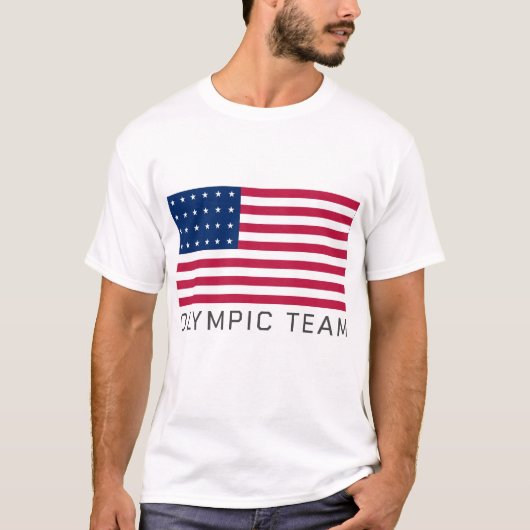 OLYMPIC TEAM Flag T-Shirt (Voorkant)