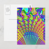 Olympic Torch Fractal Briefkaart (Voorkant / Achterkant)