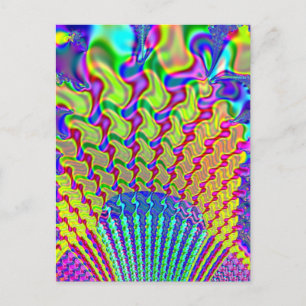 Olympic Torch Fractal Briefkaart
