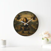 Olympic Weightlifter Funny Mona Lisa Grote Klok (Huis)