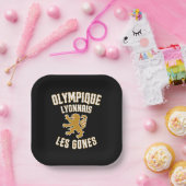 Olympique Lyonnais Les Gones Papieren Bordje (Feest)