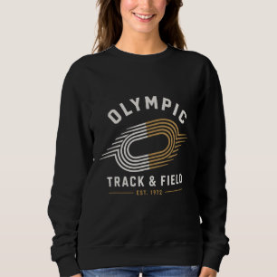 Olympisch Atletiekveld Opgericht 1972 Retro Hardlo Trui