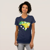 Olympisch Brazilië 2016 Rio T-shirt (Voorkant volledig)