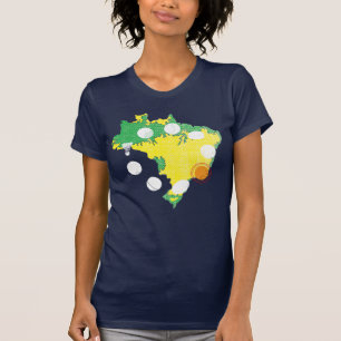 Olympisch Brazilië 2016 Rio T-shirt