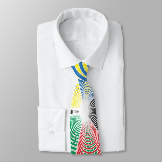 Olympisch cirkelperspectief stropdas (Gebonden)