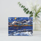 Olympisch gebergte briefkaart (Staand voorkant)