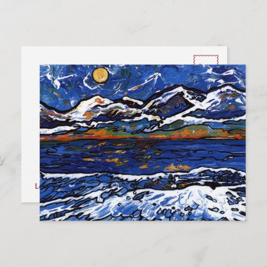 Olympisch gebergte briefkaart (Voorkant / Achterkant)