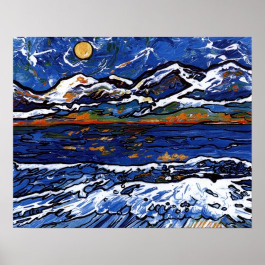 Olympisch gebergte poster (Voorkant)