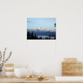 Olympisch gebergte poster (Keuken)