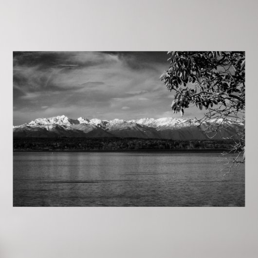 Olympisch gebergte poster (Voorkant)