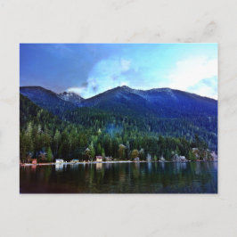 Olympisch meer Crescent Cabins Briefkaart