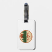 Olympisch Nationaal Bos Bagagelabel (Achterkant verticaal)