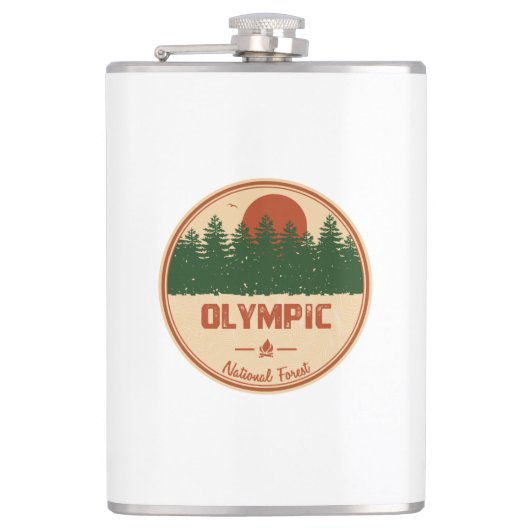 Olympisch Nationaal Bos Heupfles (Voorkant)
