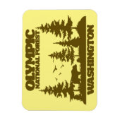 Olympisch Nationaal Bos Magneet (Verticaal)