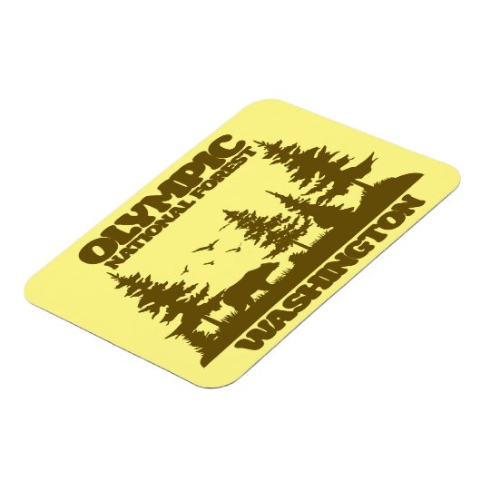 Olympisch Nationaal Bos Magneet (Linkerzijde)