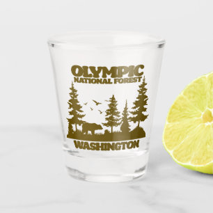 Olympisch Nationaal Bos Shot Glas