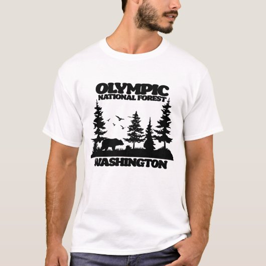 Olympisch Nationaal Bos T-shirt (Voorkant)