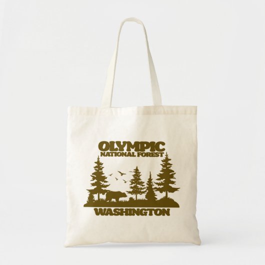 Olympisch Nationaal Bos Tote Bag (Voorkant)