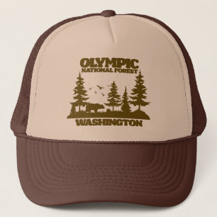 Olympisch Nationaal Bos Trucker Pet