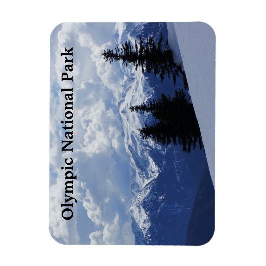 Olympisch Nationaal Park 3"x4" Magnet Magneet (Verticaal)