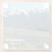 Olympisch Nationaal Park Bergen en Meadows Glazen Onderzetter (Achterkant)