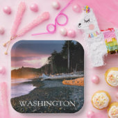 Olympisch Nationaal Park | de staat Washington Papieren Bordje (Feest)