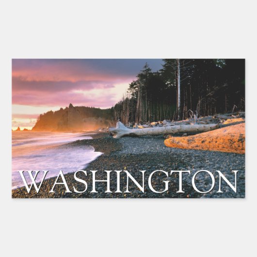 Olympisch Nationaal Park | de staat Washington Rechthoekige Sticker (Voorkant)